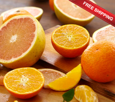 Temple Oranges and Ruby Red Grapefruit shipped free.